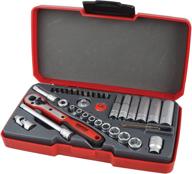 🔧 набор головок teng tools 36 шт. 1/4" dr 6-точечных метрических r/длинные и короткие t1436 логотип