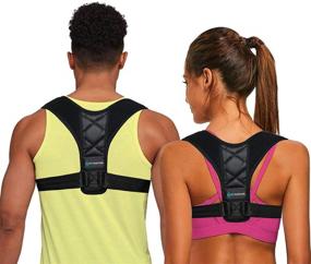 img 4 attached to 👍 Enhance Posture Alignment and Support with Adjustable Posture Corrector for Women and Men