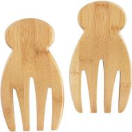 bamboo salad hands and server set by totally bamboo logo