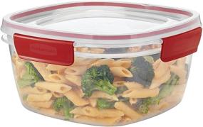 img 3 attached to 📦 Rubbermaid Easy Find Lids 14-Cup Food Storage Container, Clear Red Tab