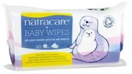 organic cotton baby wipes by natracare - pack of 50 (6 packs) logo