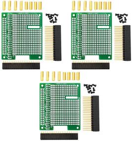 img 4 attached to 🛠️ DIGOBAY 3шт. Прототипный контроллерный щит: Набор для самостоятельной сборки для Raspberry Pi 4B 3B+ 3B 2B B+ A+