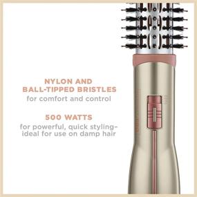 img 2 attached to ✨ Effortlessly Smooth & Frizz-Free: INFINITIPRO BY CONAIR 1 1/2-inch Hot Air Brush, Dryer Brush