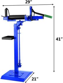 img 3 attached to Mophorn Портативный монтажник шин с подставкой и регулируемым распорным инструментом для легкового грузовика и автомобиля - эффективный распорщик шин