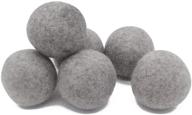 11-pack organic wool dryer balls for laundry - reduce drying time, wrinkles, and chemicals | hypoallergenic, baby safe, unscented | eco-friendly alternative to plastic softeners logo