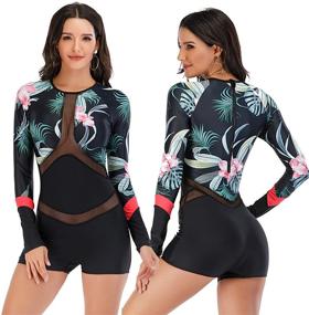 img 3 attached to 🩱 LafyKoly Athletic Swimwear: Surfing Swimsuit for Women's Clothing SEO