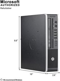 img 1 attached to HP Elite 8300 Ультратонкий высокопроизводительный рабочий настольный компьютер - Intel Quad Core i7-3770s 3.1GHz, 8GB DDR3 ОЗУ, 240GB SSD, DVD, VGA USB 3.0, Windows 10 Professional (Обновленный)