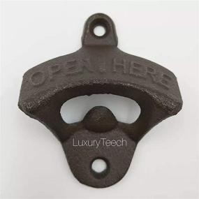 img 1 attached to 🍺 Exceptional Wall Mounted Vintage Beer Bottle Opener: Perfect for Bars, Hotels & Homes