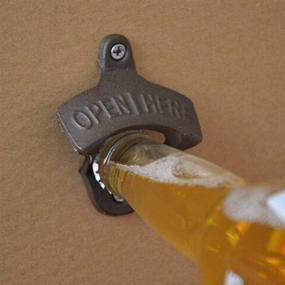 img 3 attached to 🍺 Exceptional Wall Mounted Vintage Beer Bottle Opener: Perfect for Bars, Hotels & Homes