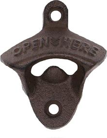 img 4 attached to 🍺 Exceptional Wall Mounted Vintage Beer Bottle Opener: Perfect for Bars, Hotels & Homes