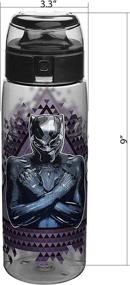 img 1 attached to 🐾 Zak Designs Marvel Comics Black Panther Water Bottle - Durable Tritan, BPA-Free, 25oz with Wide Mouth, Break Resistant Design & Built-in Carrying Loop