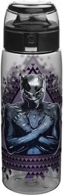 img 4 attached to 🐾 Zak Designs Marvel Comics Black Panther Water Bottle - Durable Tritan, BPA-Free, 25oz with Wide Mouth, Break Resistant Design & Built-in Carrying Loop