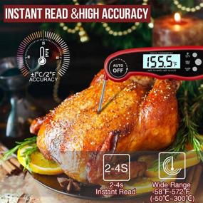 img 3 attached to Digital Meat Thermometer Instant Read Kitchen & Dining for Kitchen Utensils & Gadgets