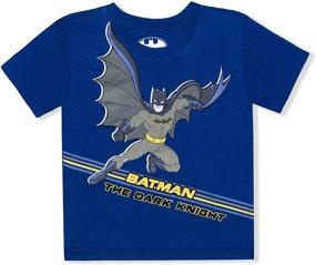 img 3 attached to 🦇 Warner Bros Boy's 3 Pack Batman Short Sleeve Shirt, Undershirt, and Shorts Set