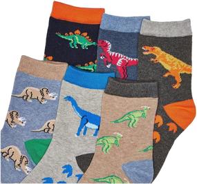 img 3 attached to Dino-mite Style: Jefferies Socks Boys' Cotton Clothing with Dinosaur Patterns