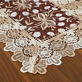 img 1 attached to 🪡 Transparent Polyester Embroidery for Stylish Home Decoration