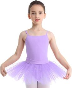 img 4 attached to Inhzoy Children Spaghetti Fronted Ballerina Sports & Fitness in Other Sports