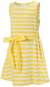 img 3 attached to 👗 Breezy and Beautiful: Bonny Billy Girl's Casual Summer Tank Dresses for Kids