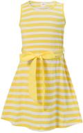 👗 breezy and beautiful: bonny billy girl's casual summer tank dresses for kids logo