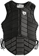 🐎 premium black tipperary eventer vest: adult small size – superior protection for equestrian events логотип