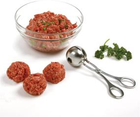 img 3 attached to 🍖 Norpro 155 Small Stainless Steel Meatball Maker - Silver, 1.25in/3cm