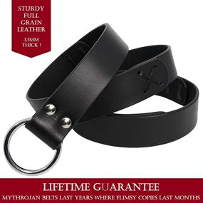 img 3 attached to 🔗 Steel Viking Men's Accessories: Mythrojan Leather Ring Belts