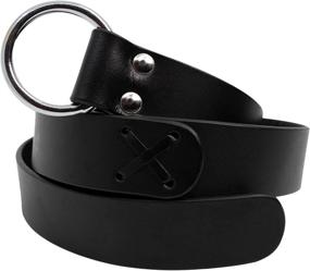 img 4 attached to 🔗 Steel Viking Men's Accessories: Mythrojan Leather Ring Belts