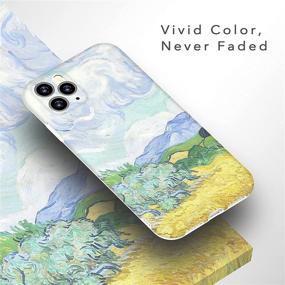 img 3 attached to 🌾 Wheat Field Aesthetic: Moodot iPhone 11 Case for Women - Soft Matte Finish, Full HD Art Painting, Durable & Shockproof