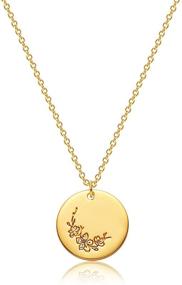 img 4 attached to GUEMER Necklace: Stylish & Personalized Minimalist Jewelry for Girls