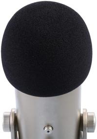 img 1 attached to «🎤 Улучшите свой микрофон Blue Yeti с помощью пенки-ветровиков на микрофон - размер А, 1 упаковка»