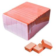 🍊 karlash mini orange nail buffer block file, 80/100 grit 2 sided - pack of 130 logo