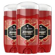 дезодорант old spice без алюминия для мужчин - коллекция red zone (набор из 3 шт.), аромат swagger - 3 унции. логотип