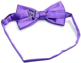 img 2 attached to 💜 Stylish PenSee Formal Purple Pre Tied Cummerbund - Elegant and Convenient
