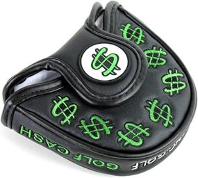 img 2 attached to 🏌️ CNC GOLF Cash Money Black Putter Cover Headcover for Scotty Cameron, Taylormade, and Odyssey 2ball Putters