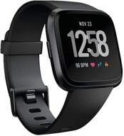 🏻 замена ремешков для fitbit versa от gincoband - совместимые с fitbit versa/versa lite/versa se (без трекера) - 10 цветовых вариантов - женский размер - черный (малый) логотип