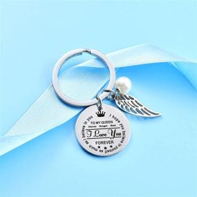 img 2 attached to 💑 Romantic Anniversary Valentines Personalized Keychain - Perfect Gift for your Girlfriend