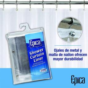 img 2 attached to Epica Strongest Heavy Duty Shower Curtain