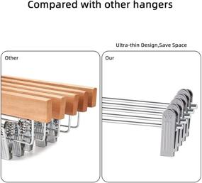 img 1 attached to Зажимы для вешалок для брюк Регулируемый зажим