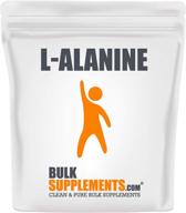 bulksupplements.com порошок l-аланина - необходимые аминокислоты - без вкуса предтренировочное средство - подходит для веганов (1кг | 2,2 фунта) логотип