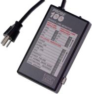 💻 black usb power line monitor - powertronics probe 100+ logo