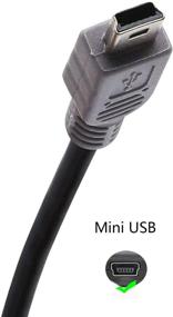 img 2 attached to 🔌 CERRXIAN 1m USB OTG Cable, Black - USB Micro Male to Mini Male OTG Cable (Black)