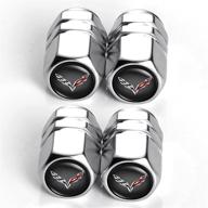 metal car wheel tire valve stem caps for corvette c1 c2 c3 c4 c5 c6 c7 c8 racing 1lt 2lt 3lt stingray logo styling decoration accessories tires & wheels for accessories & parts logo