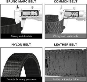 img 1 attached to 👔 Bruno Marc ABBL216M Men's Automatic Adjustable Belts – Enhanced Accessories