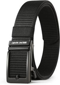 img 4 attached to 👔 Bruno Marc ABBL216M Men's Automatic Adjustable Belts – Enhanced Accessories