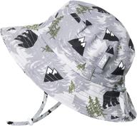 jan & jul aqua-dry gro-with-me adjustable sun-hats with uv protection for babies, toddlers, and kids logo