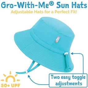 img 3 attached to JAN & JUL Aqua-Dry GRO-with-me Adjustable Sun-Hats with UV Protection for Babies, Toddlers, and Kids