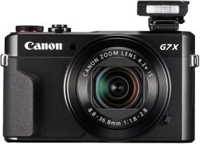 img 4 attached to Черный цифровой фотоаппарат Canon PowerShot G7 X Mark II с Wi-Fi, NFC, сенсором 1 дюйм и ЖК-экраном - 100 - 1066C001