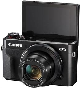 img 2 attached to Black Canon PowerShot G7 X Mark II Digital Camera with Wi-Fi, NFC, 1-Inch Sensor, and LCD Screen - 100 - 1066C001