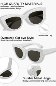 img 1 attached to MARE AZZURO Outdoor Reading Sunglasses