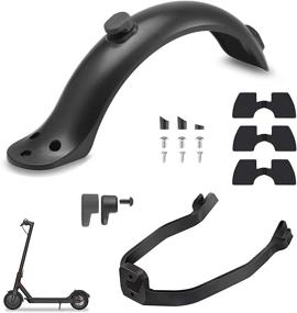 img 4 attached to 🛴 Yungeln Rear Mudguard Scooter Fender Bracket - Enhanced Accessory Support for Xiaomi M365/Pro 1S Scooter - Black